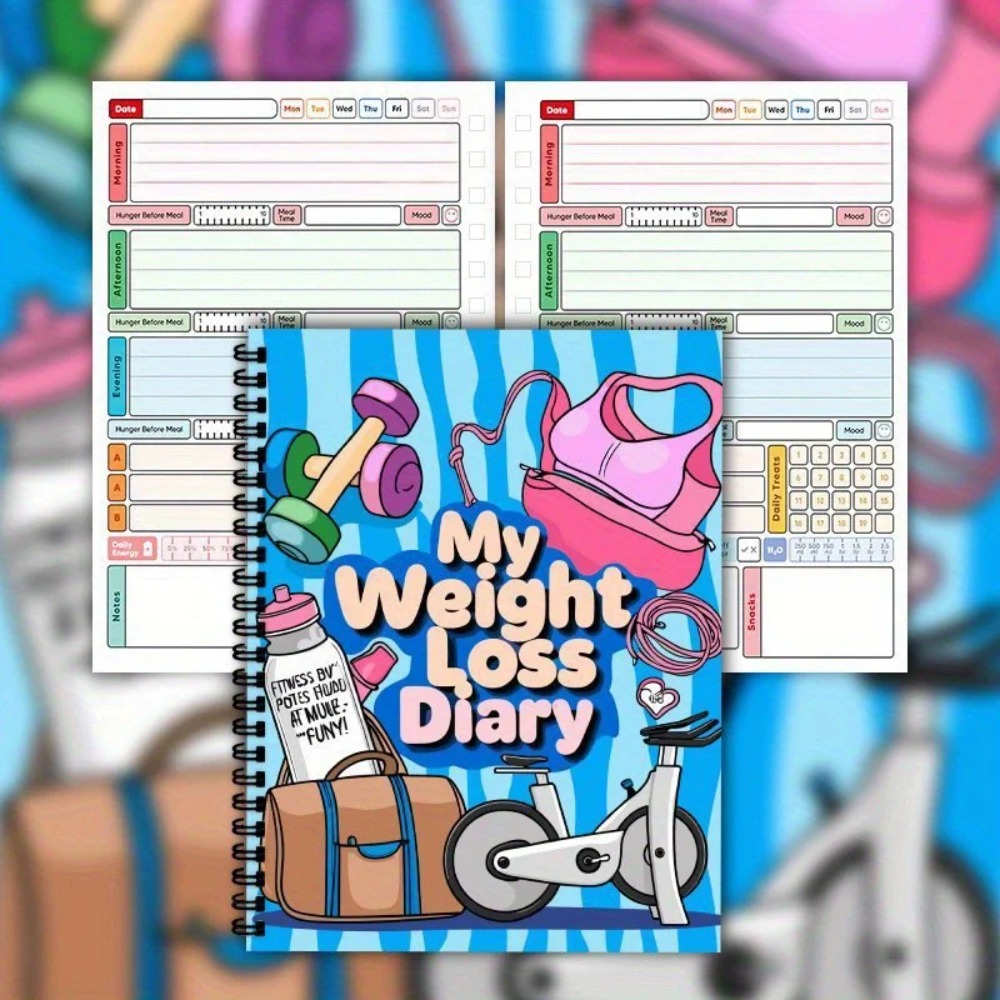 Дневник для похудения: спираль – обзор и цена Fitness Journal Planner