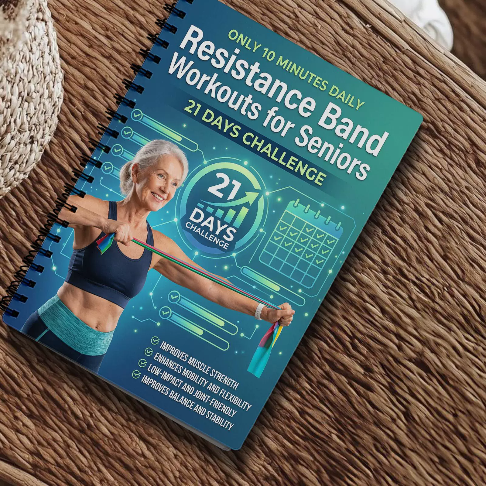 Книга: Тренировки с эспандерам – обзор и цена Fitness Journal Planner