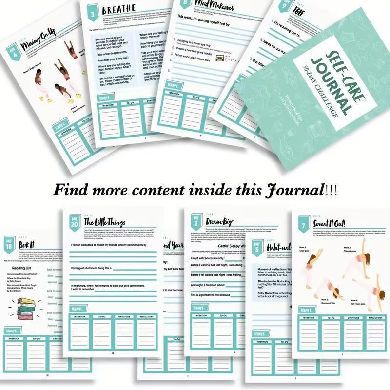 Дневник для 30-дневного челлен – обзор и цена Fitness Journal Planner