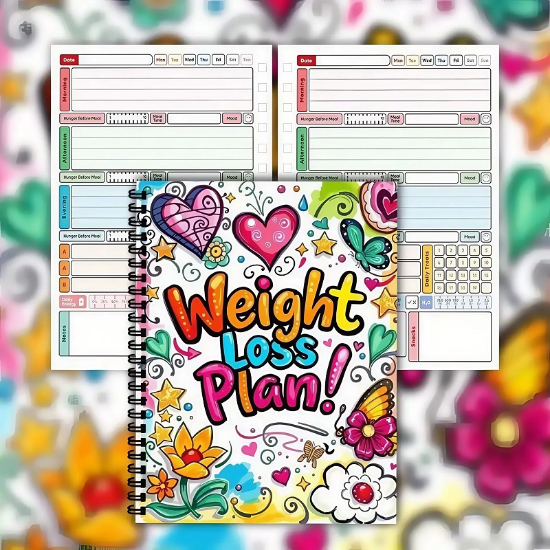 Книга «План похудеть 12 нежек» – обзор и цена Fitness Journal Planner